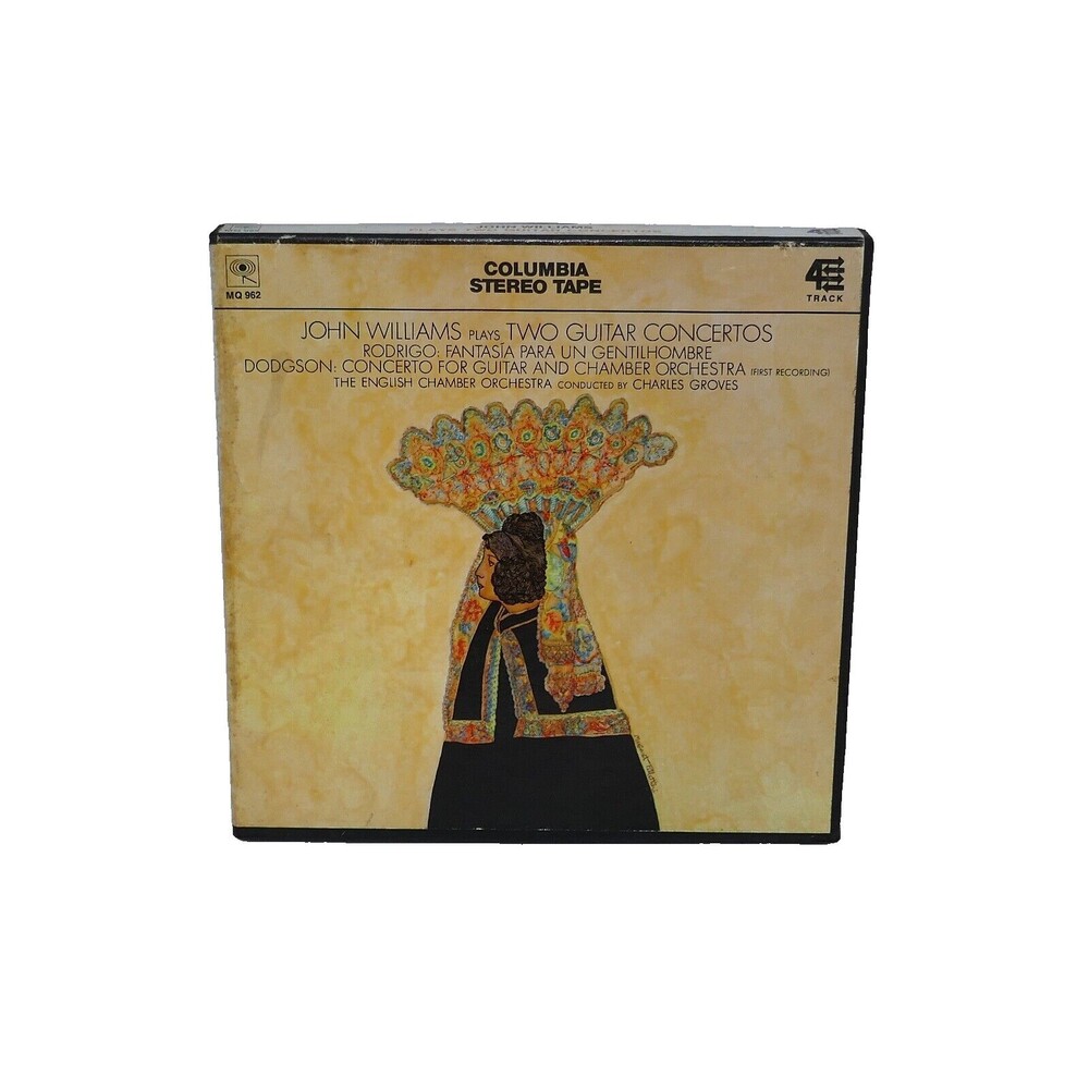 John Williams Plays Two Guitar Concertos 4 Track ColumbiaReel to Reel Tape MQ962